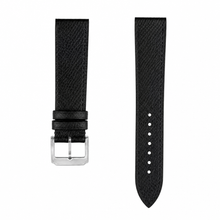 Pulseira de relógio em couro preto