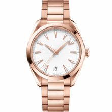Relógio social em tom de ouro-rosa, 41 mm