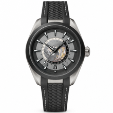 Relógio casual de 43 mm com mostrador com mapa-múndi