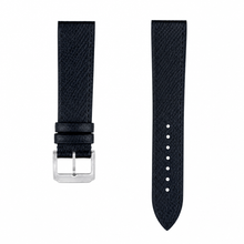 Pulseira de relógio em couro preto
