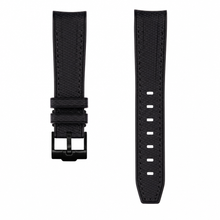 Pulseira de relógio de borracha preta