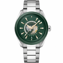 Relógio com mostrador verde, 43 mm
