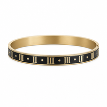 Relógio de gala dourado dourado