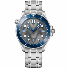 Relógio de mergulho em aço inoxidável, 42 mm