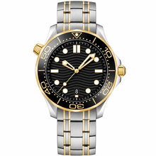 Relógio de mergulho bicolor, 42 mm