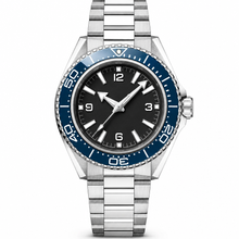 Relógio de mergulho em aço inoxidável, 42 mm