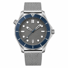 Relógio de aço inoxidável resistente à água, 42 mm