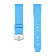 Pulseira de relógio de borracha azul