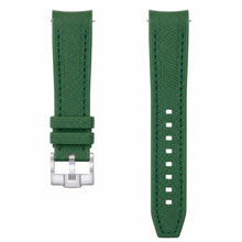 Pulseira de relógio de borracha verde