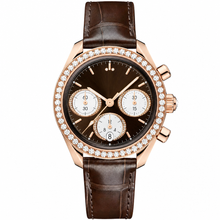 Relógio de luxo cronógrafo para ocasiões formais, 38 mm